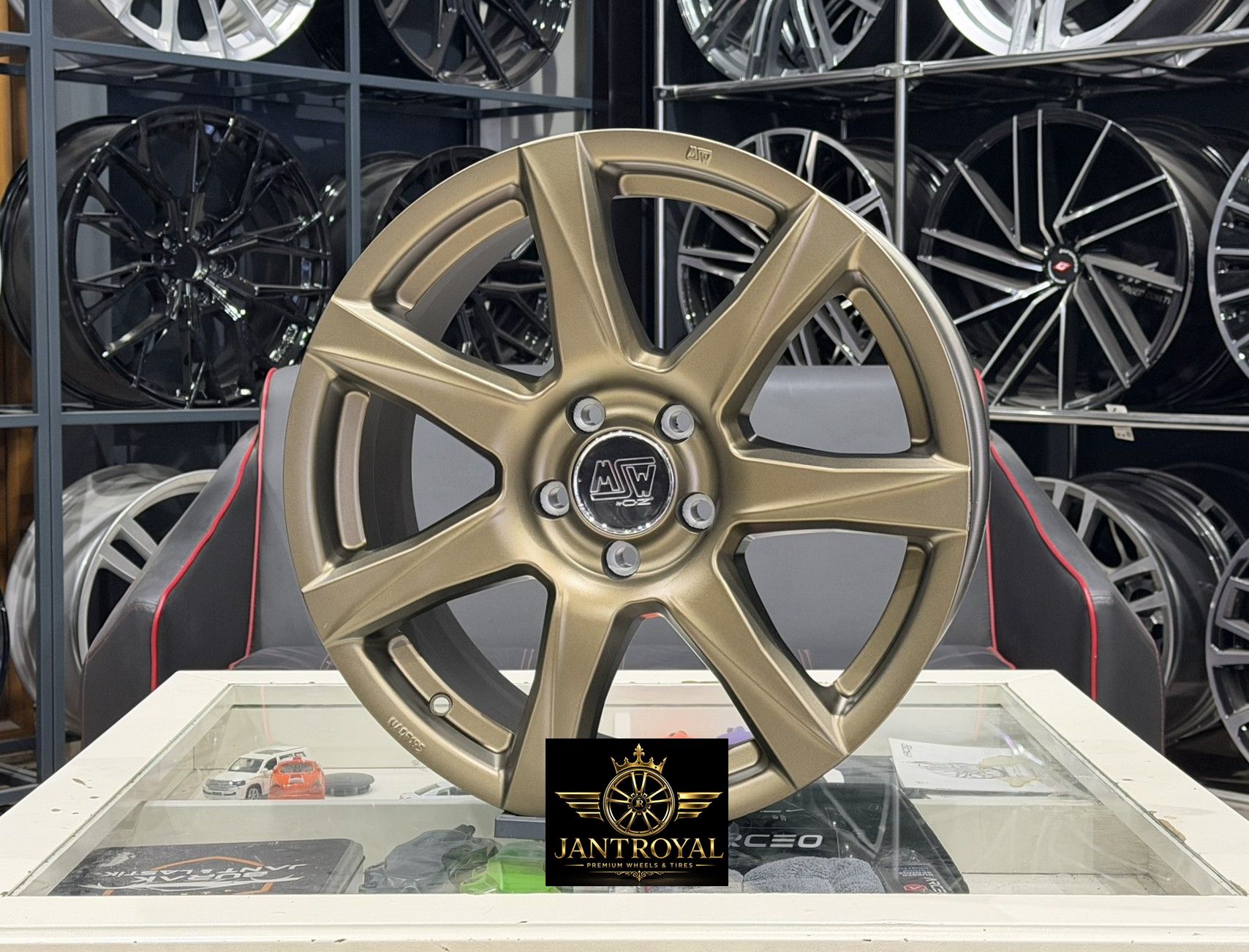 18 İNÇ 5X112 ORJİNAL MSW 77 MATT DARK BRONZE JANT MODELİ (4ADET)