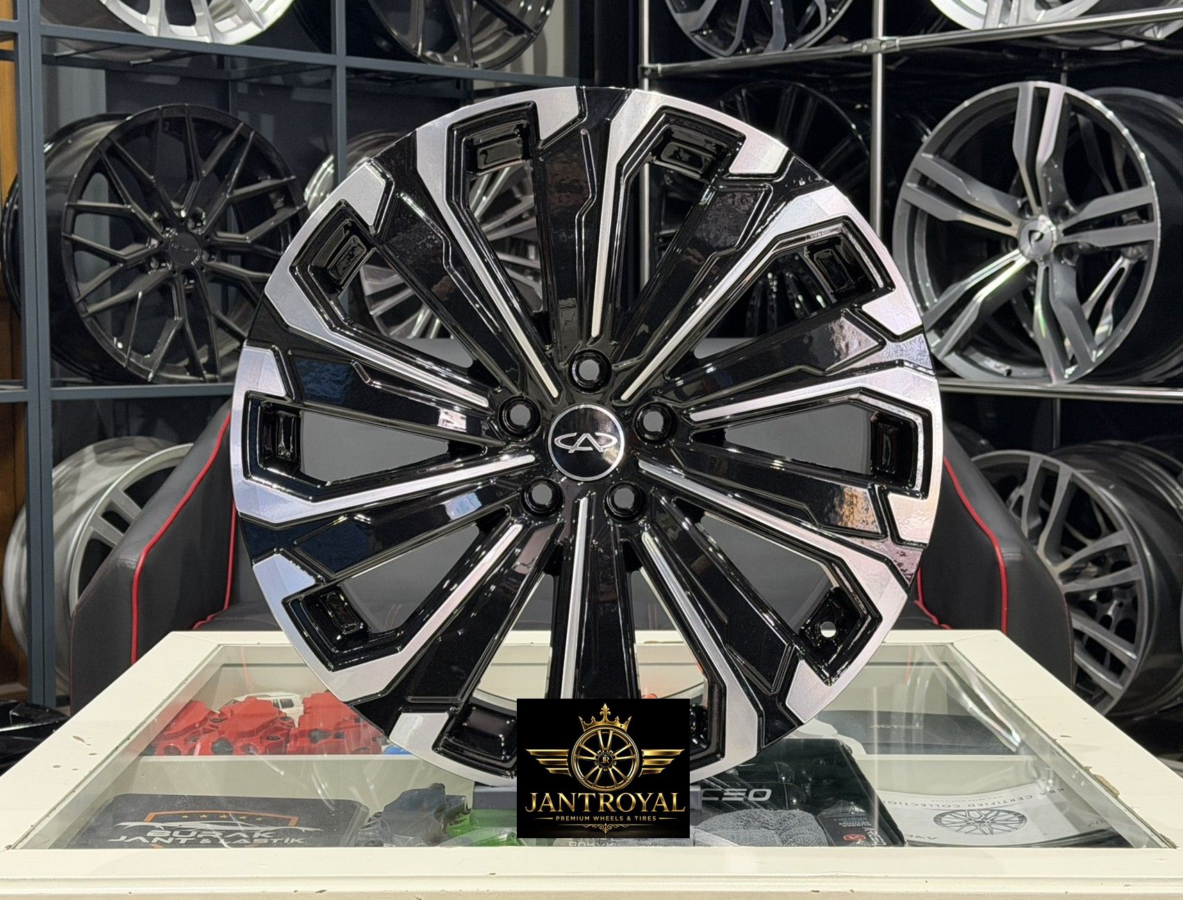 19 İNÇ 5X108 CHERY OMODA VE TİGGO SERİSİ BLACK DİAMOND JANT MODELİ (4ADET)