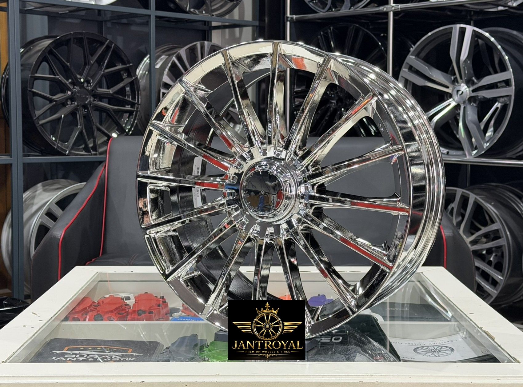 18 İNÇ 5X112 MERCEDES C200 ÖN/ARKA S63 CHROME JANT MODELİ (4ADET)