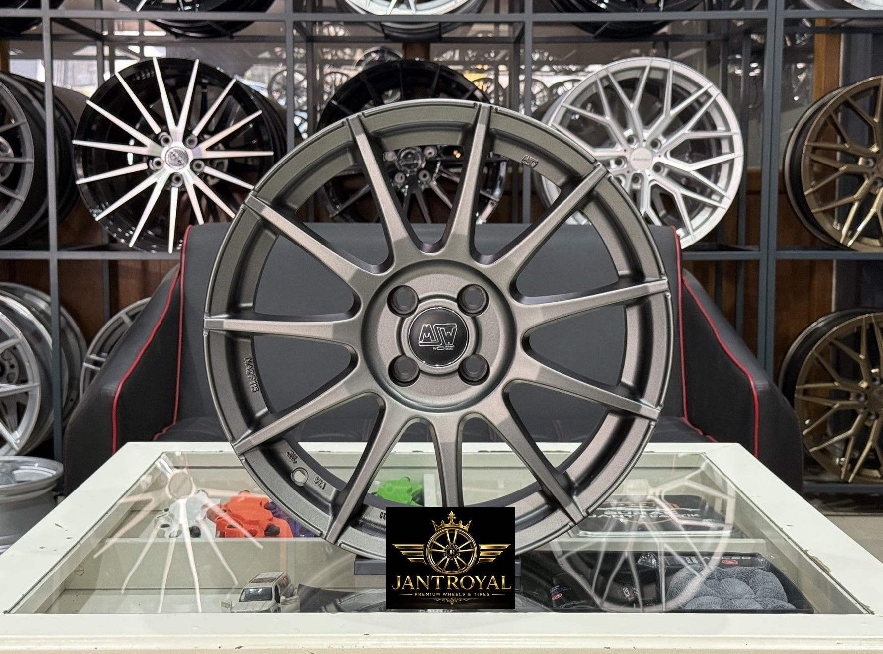 17 İNÇ 4X108 ET:25 ORJ. MAT GRAFİT MSW-85 JANT MODELİ (4ADET)