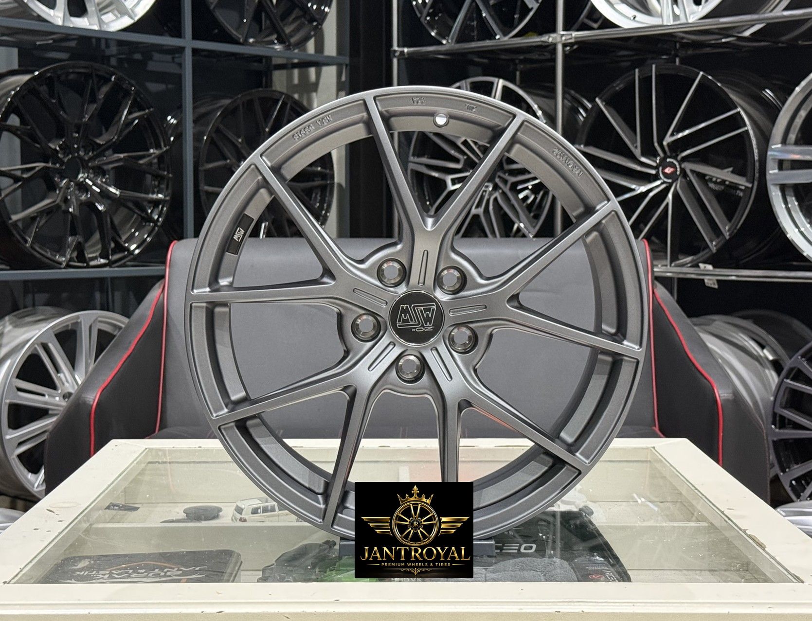 18 İNÇ 5X112 ORJİNAL MSW P1 MATT GRAPHİTE JANT MODELİ (4ADET)