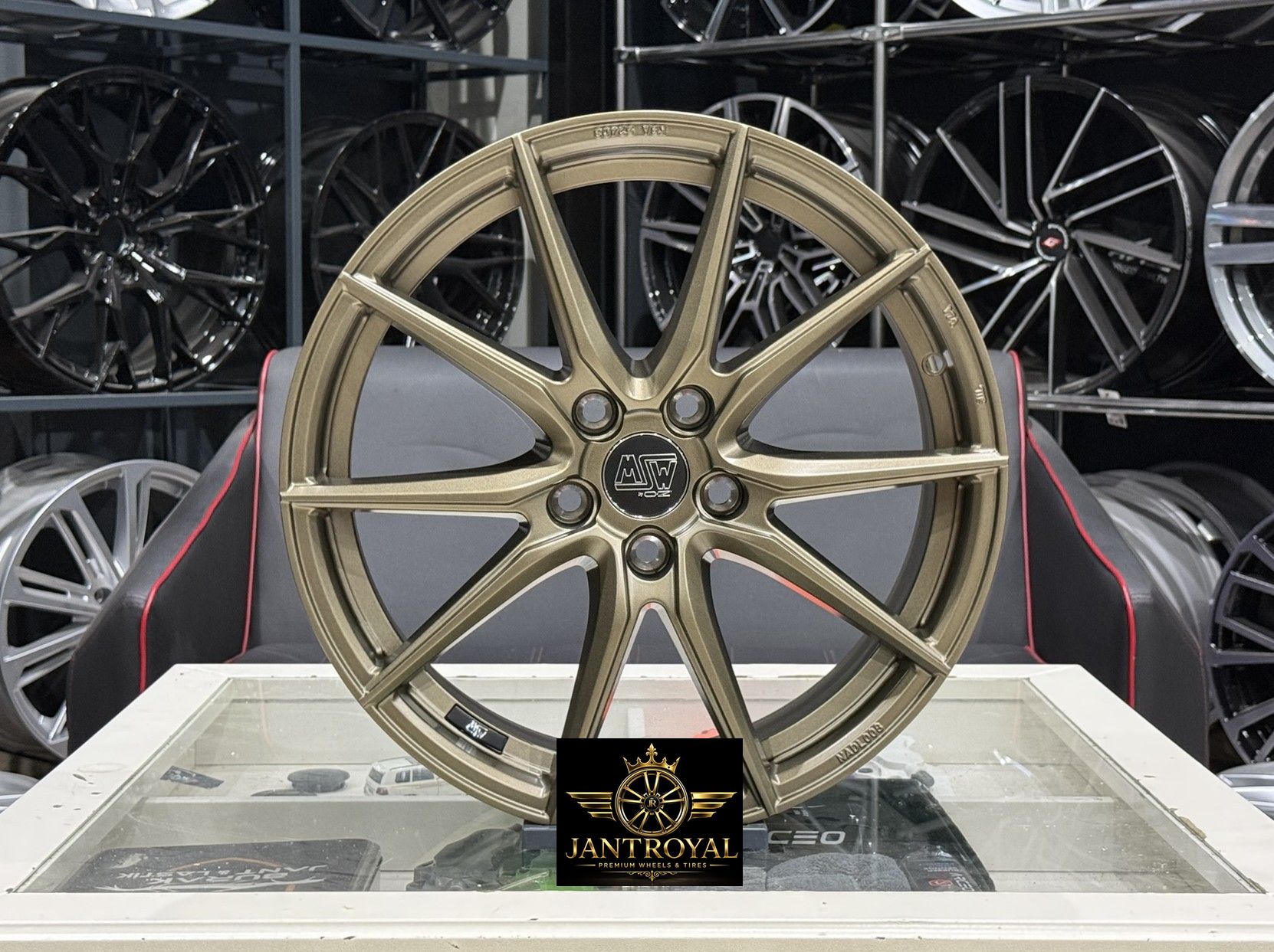 18 İNÇ 5X112 ORJİNAL MSW DR1 MATT BRONZE JANT MODELİ (4ADET)