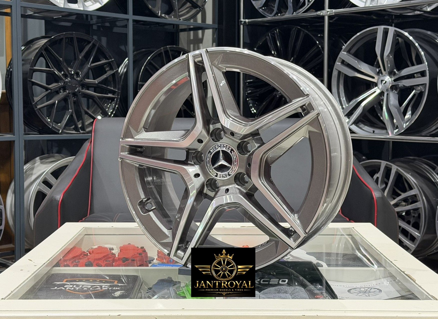 18 İNÇ 5X112 TİTAN DİAMOND MERCEDES AMG JANT MODELİ (4ADET)