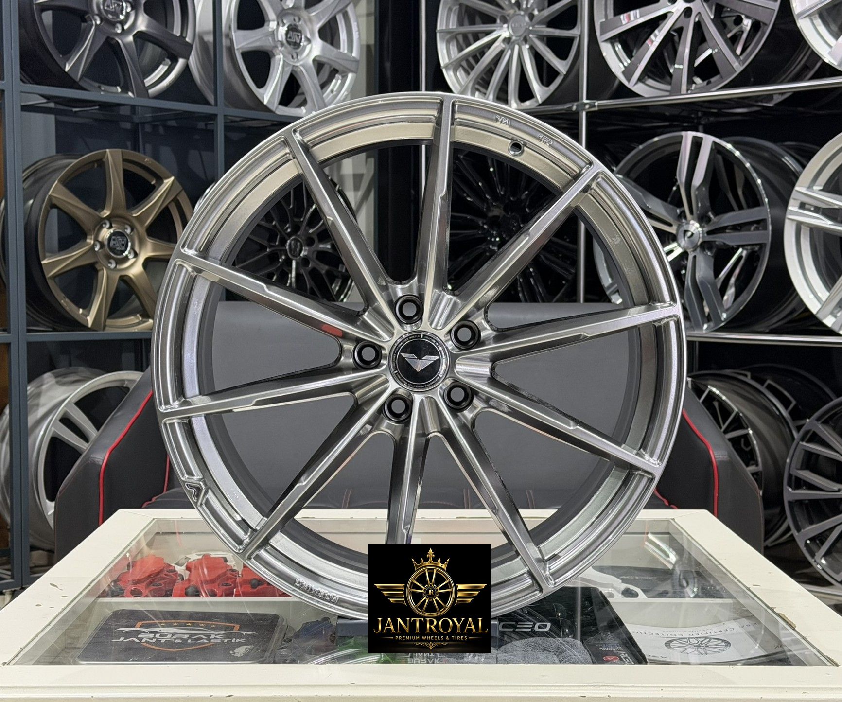 19 İNÇ 5X120 VORSTEİNER FF109 HYPER BLACK ÖN ARKA JANT MODELİ (4ADET)