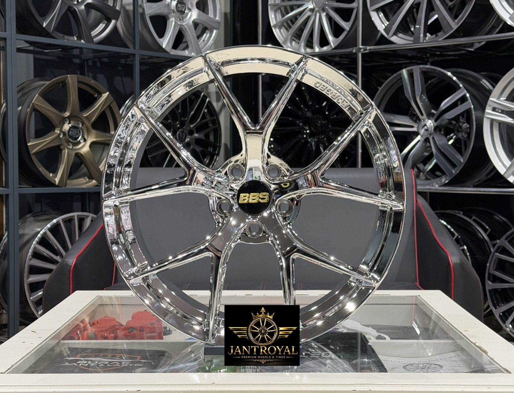 19 İNÇ 5X112 BBS FI-R HAVA KANALLI FORGED KROM JANT MODELİ (4ADET)