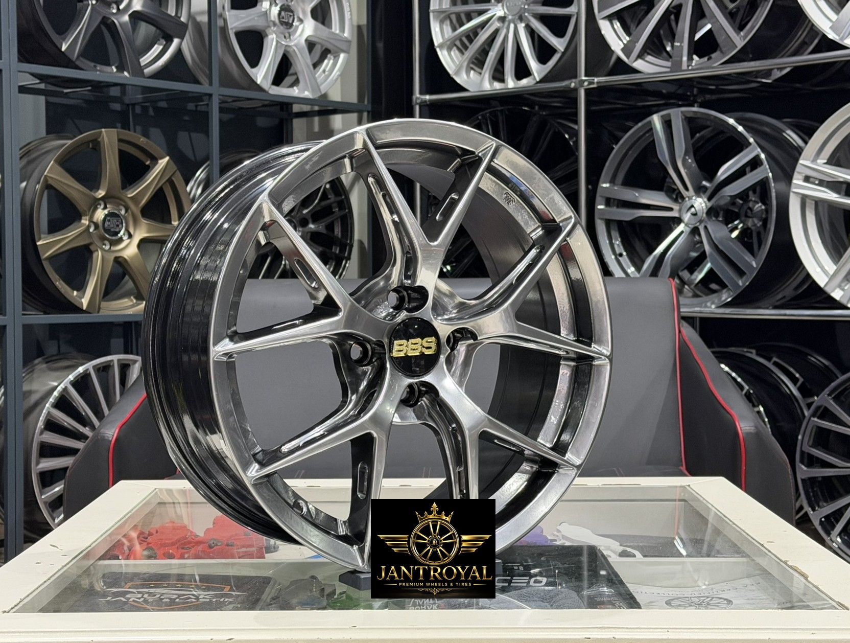 17 İNÇ 4X108 FORD UYUMLU BBS FI-R HAVA KANALLI FORGED HYPER BLACK JANT MODELİ (4ADET)