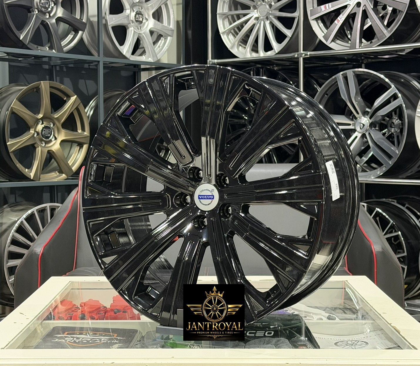 20 İNÇ 5X108 CHERY JAECOO UYUMLU VOLVO XC60 XC90 BLACK JANT MODELİ (4ADET)